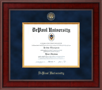 DePaul University Presidential Masterpiece Diploma Frame in Jefferson