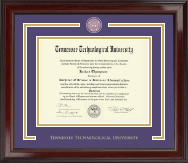 Tennessee Technological University Showcase Edition Diploma Frame in Encore