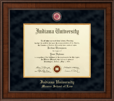 Indiana University Bloomington diploma frame - Presidential Masterpiece Diploma Frame in Madison