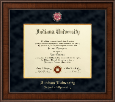 Indiana University Bloomington diploma frame - Presidential Masterpiece Diploma Frame in Madison