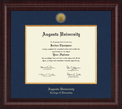 Augusta University diploma frame - Presidential Gold Engraved Diploma Frame in Premier