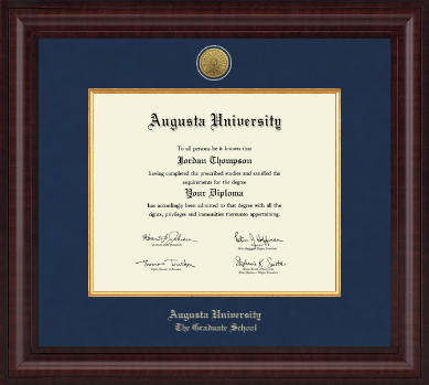 Augusta University diploma frame - Presidential Gold Engraved Diploma Frame in Premier