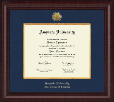 Augusta University diploma frame - Presidential Gold Engraved Diploma Frame in Premier