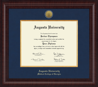 Augusta University diploma frame - Presidential Gold Engraved Diploma Frame in Premier