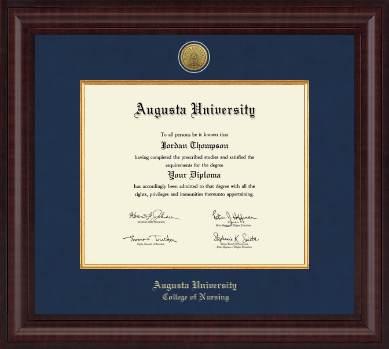 Augusta University diploma frame - Presidential Gold Engraved Diploma Frame in Premier