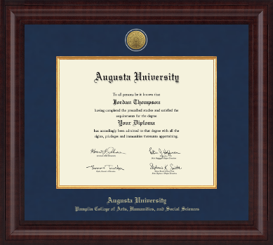 Augusta University diploma frame - Presidential Gold Engraved Diploma Frame in Premier