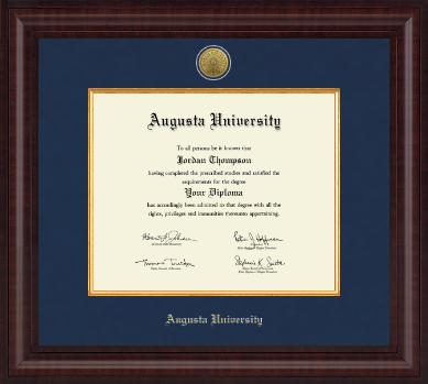 Augusta University diploma frame - Presidential Gold Engraved Diploma Frame in Premier