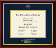 Case Western Reserve University Gold Embossed Diploma Frame in Gallery