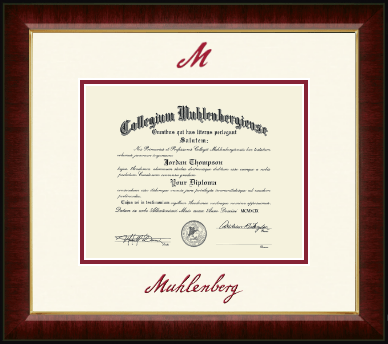 Muhlenberg College diploma frame - Dimensions Diploma Frame in Murano