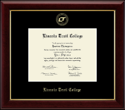 Lincoln Trail College diploma frame - Gold Embossed Diploma Frame in Gallery