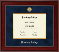 Dowling College Presidential Gold Engraved Diploma Frame in Jefferson