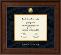 Castleton University Presidential Gold Engraved Diploma Frame in Madison