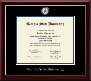 Georgia State University diploma frame - Masterpiece Medallion Diploma Frame in Gallery Silver