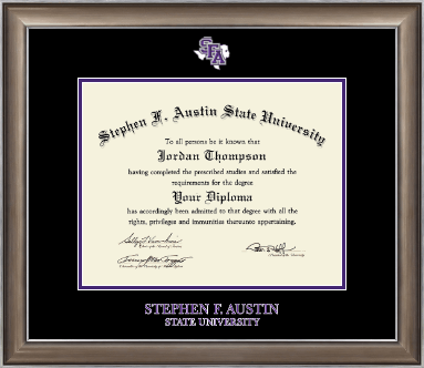 Stephen F. Austin State University diploma frame - Dimensions Diploma Frame in Easton