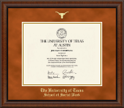 The University of Texas at Austin diploma frame - Gold Embossed Diploma Frame in Austin