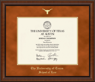 The University of Texas at Austin diploma frame - Gold Embossed Diploma Frame in Austin