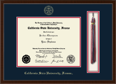 California State University Fresno diploma frame - Tassel & Cord Diploma Frame in Delta
