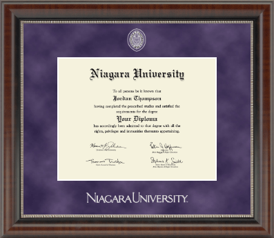 Niagara University diploma frame - Regal Edition Diploma Frame in Chateau