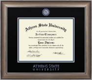 Athens State University Dimensions Diploma Frame in Easton
