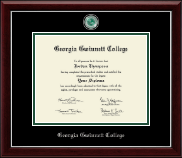 Georgia Gwinnett College Masterpiece Medallion Diploma Frame in Gallery Silver