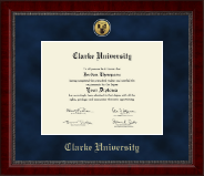 Clarke University diploma frame - Gold Engraved Medallion Diploma Frame in Sutton