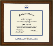 Landmark College Dimensions Diploma Frame in Westwood
