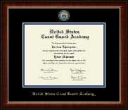 United States Coast Guard Academy Masterpiece Medallion Diploma Frame in Murano
