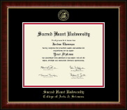 Sacred Heart University diploma frame - Gold Embossed Diploma Frame in Murano