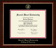 Sacred Heart University diploma frame - Gold Embossed Diploma Frame in Murano