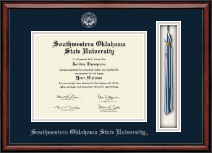 Southwestern Oklahoma State University Tassel Edition Diploma Frame in Southport