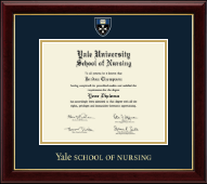 Yale University diploma frame - Masterpiece Medallion Diploma Frame in Gallery