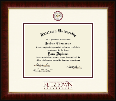 Kutztown University diploma frame - Dimensions Diploma Frame in Murano