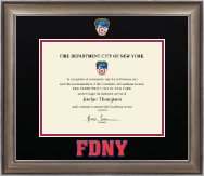 Fire Department City of New York certificate frame - Dimensions Certificate Frame in Easton