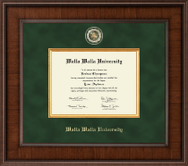 Walla Walla University Presidential Masterpiece Diploma Frame in Madison