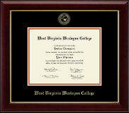 West Virginia Wesleyan College diploma frame - Gold Embossed Diploma Frame in Gallery