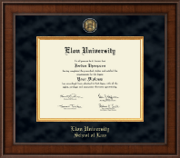 Elon University Presidential Masterpiece Diploma Frame in Madison