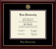 Elon University diploma frame - Masterpiece Medallion Diploma Frame in Gallery