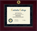 Centralia College diploma frame - Millennium Gold Engraved Diploma Frame in Cordova