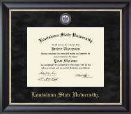 Louisiana State University diploma frame - Regal Edition Diploma Frame in Noir