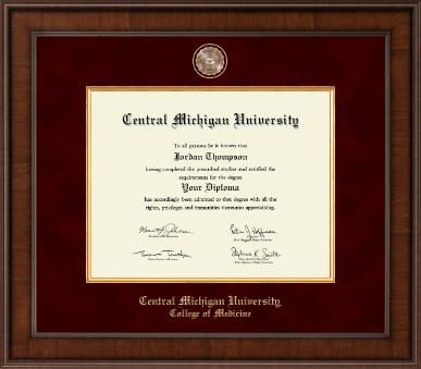 Central Michigan University diploma frame - Presidential Masterpiece Diploma Frame in Madison