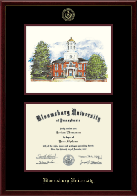 Bloomsburg University diploma frame - Lithograph Diploma Frame in Galleria
