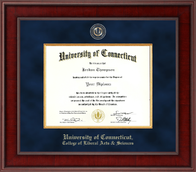 University of Connecticut diploma frame - Presidential Masterpiece Diploma Frame in Jefferson