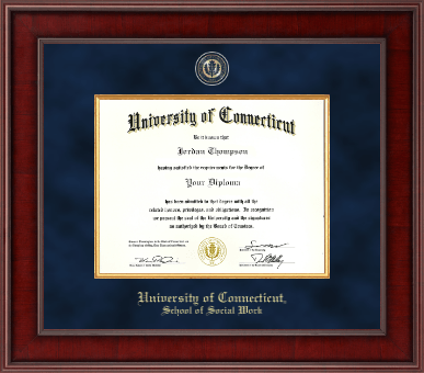 University of Connecticut School of Social Work diploma frame - Presidential Masterpiece Diploma Frame in Jefferson