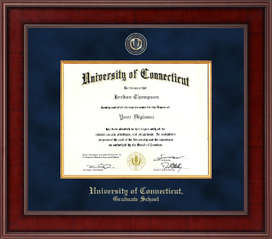 University of Connecticut diploma frame - Presidential Masterpiece Diploma Frame in Jefferson