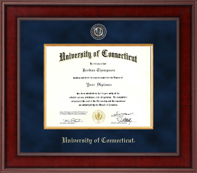University of Connecticut diploma frame - Presidential Masterpiece Diploma Frame in Jefferson