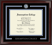 Assumption College Showcase Edition Diploma Frame in Encore