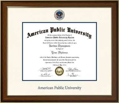 American Public University diploma frame - Dimensions Diploma Frame in Westwood