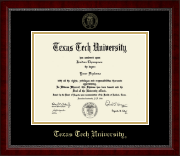 Texas Tech University diploma frame - Gold Embossed Diploma Frame in Sutton