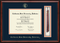 California State University Fullerton Tassel Edition Diploma Frame in Southport