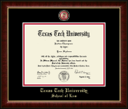 Texas Tech University diploma frame - Masterpiece Medallion Diploma Frame in Murano
